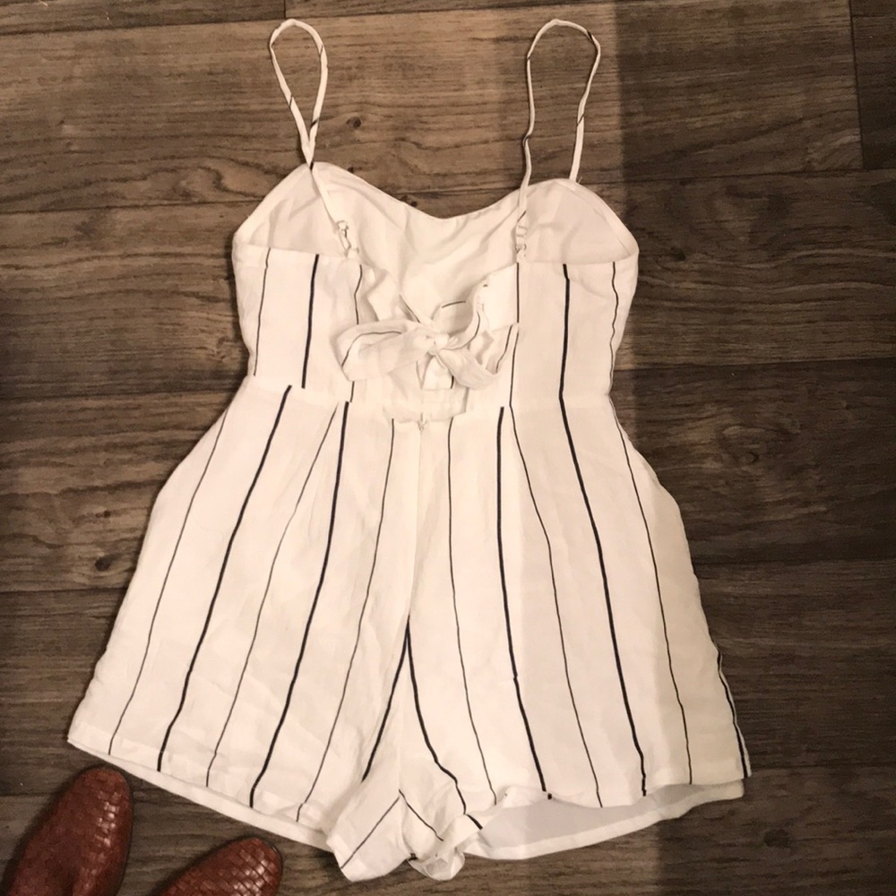 Striped Romper - Picture 2 of 2
